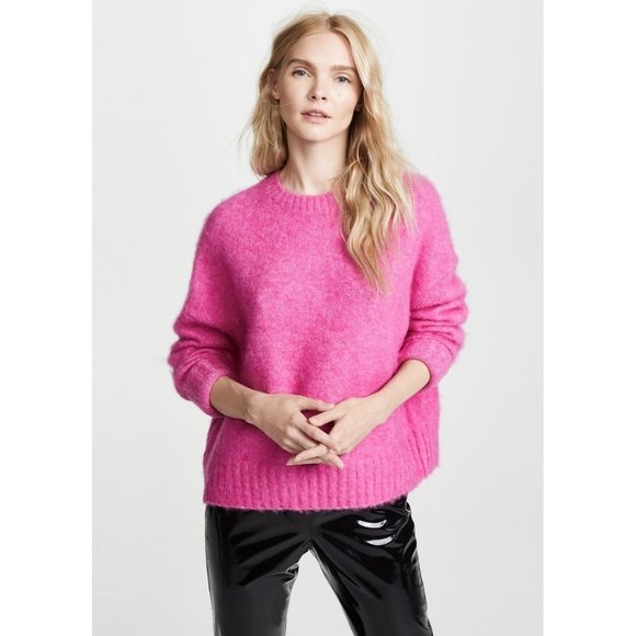 helmut lang pink sweater